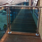 safety and durable high quality balcony railing design glass supplier