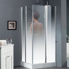 China acid etched tempered shower glass door prices