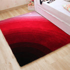 4D Polyester Shaggy Carpet in Gradient Color Best for Living Room