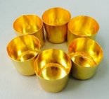 Melting gold crucible golden color high quality standard exported package