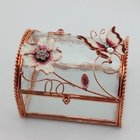 Wedding Gifts Transparent Glass Jewelry Box