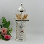 Shinny Gifts Vintage Silver Metal Toothpick Pencil Holder