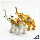 Enamel Craft Creative Antique Elephant Trinket Box Home Decoration Jewelry Box SCJ722
