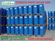 Bulk tomato paste in steel drum high quality 10% fresh tomato