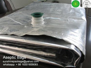 Aseptic bags for tomato paste
