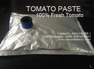 Aseptic bag tomato paste in steel drum  with 100% fresh tomato and non-GMO 28-30% Brix Cold break
