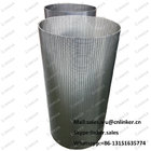 Stainless steel wedge wire pipe ,20 micro Filter Element