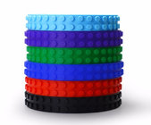 Three models Adhesive Nimun Loops/Silicone Leg Toy Brick Tape