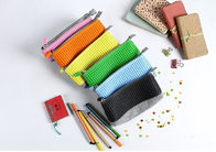 Free sample China factory panel pixel yellow silicone pencil case cheap price