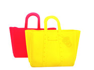 Travel Cosmetic Lady Women Rubber Beach Handbag Jelly Wholesale Silicone Handbag