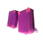 Candy Color Cute Luggage Bag Shape Silicone Rubber Jelly Coin Pouch Change Purse