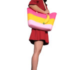 Custom Silicone Colormix Handbags Waterproof Silicone Beach Handbag
