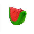 Wholesale New Design Watermelon Fruit Shape Coin Purse Children's Silicone Waterproof Coin Bag with Zipper