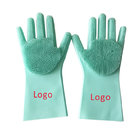 Heat-resistant Dishes Cleaner Non-toxic Silicone Washing Gloves