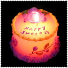 Simulate cake LED color changing candle 100% handmade production