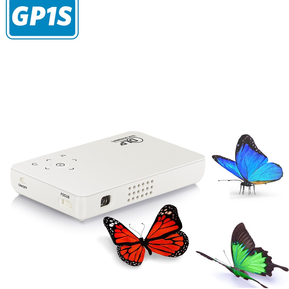 simplebeamer GP1S DLP PICO led Projector,real portable micro projector,800x480,200 lumens exceed full hd  projector