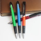Promotional Custom Logo Advertisting Plastic ABS Ball point pen with Rubber Grip