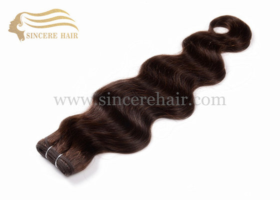 China 22 Inch Body Wave Hair Extensions for Sale, Hot Selling 55 CM Brown BW Remy Human Hair Weft Extensions 100 Gram For Sale supplier