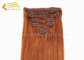 Top Quality Hair Grade 20 Inch Brown Clip In  Remy Human Hair 7 Peices 16 Clips A Set 100 Gram For Sale supplier