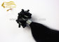 22&quot; Micro Ring Hair Extensions for sale - 55 CM 1.0 Gram Black Straight Pre Bonded Micro Ring Hair Extensions For Sale supplier