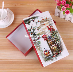 China High quality customized lid and base rigid  paper gift packaging box for Christmas Day supplier