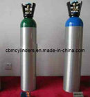 High Pressure Seamless Aluminum Oxygen Cylinders 10L with Valves & Handles