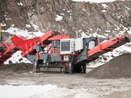 screen mobile portable track-mounted impact/cone and jaw crusher crawler mobile jaw crusher