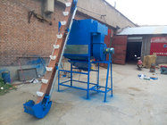 cooling storage bin for animal feed pellet machine production line  discharging and packing directly