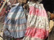 All sizes especially ladies and girls clothes eg skirts dresses  scarfs blouses