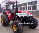 Industrial tractor fit the front loader and backhoe