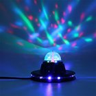 Color Changing RGB Mini LED Rotating Crystal Stage Light For KTV Xmas Party Club Pub