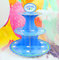 Party Children's Birthday Decoration Paper Blue Petal Folding Cake Stand Three-layer Paper Crafts Factory Wholesale supplier