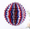 Holiday wedding decoration paper crafts custom multicolor honeycomb ball festive wedding supplies holiday decorations supplier