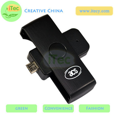 China Smart ID card reader ISO7816 PC/SC protocol card reader Android mobile smart card reader supplier