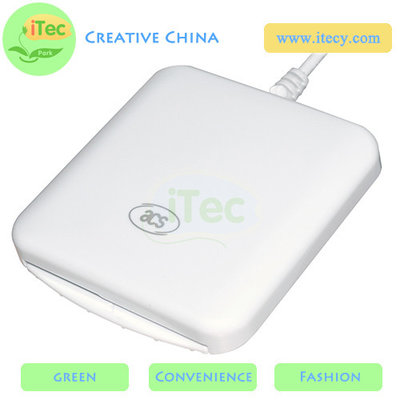 China Smart ID card reader ISO7816 contact card reader USB CCID / PC/SC protocol card reader supplier