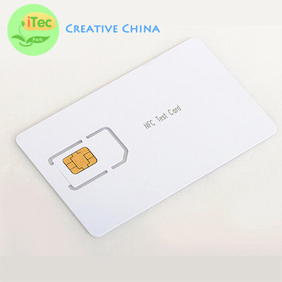 China Dual interface sim emv java card NFC sim card WCDMA mobile card support ISO7816 ISO14443 supplier