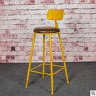 Smashing industrial bar stool  with cushion\Factory wholesales stool\power coated Coffe room stool