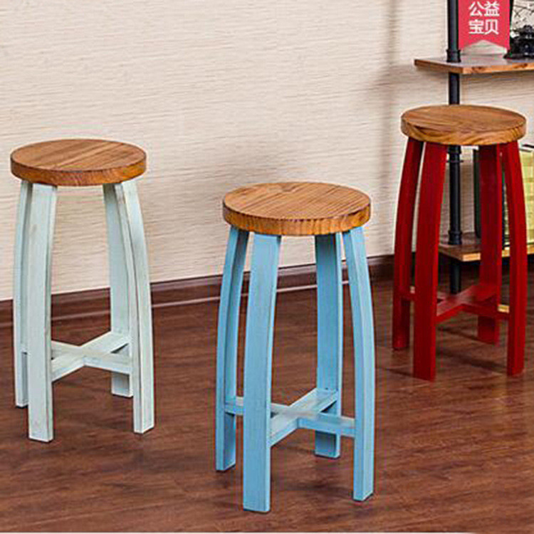 Smashing industrial bar stool  \Factory wholesales steel stool\Adjective Rotro Coffe room stool