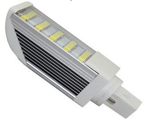 China G24 60pcs SMD5050 12W Flexible Led Strip Lighting , 1148LM 12W Led Horizontal Plug Lamp supplier