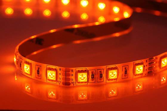 China Battery Powered Waterproof LED Light Strip , SMD5050 Flexible Led Strip Lighting supplier