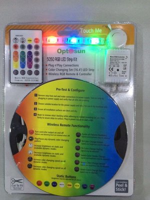 China 12v SMD 5050 Led Strip Light Kits RGB With 24 W Power Supply supplier