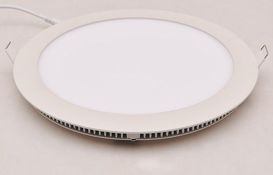 China 6W Round Led Flat Panel Lighting External Power For Institution Buildings supplier