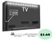 Modern 5 V USB TV Backlight Kit , 22 Lumen Cuttable Led Strip supplier