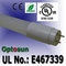 Custom 18 W 130lm/W UL DLC Listed LED Tube Light 5 Year Warranty supplier