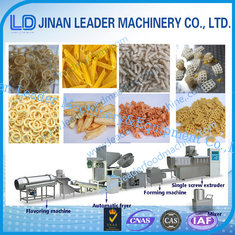 China Commercial slanty shell chips 3D pellet extruding and frying process line supplier
