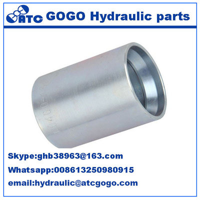 China 4sp 4sh R12 Hose Ferrule Hydraulic Quick Connect Hose Fittings 1/4 Inch 3/8 Inch supplier