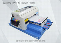High - Tech Eco Solvent Small Flatbed Inkjet Printer A4 Computer Operation