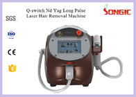 Long Pulse ND Yag Ipl Laser Hair Removal Machine 1064nm & 532nm Wavelength
