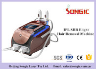 Portable SHR IPL Hair Removal Machine , Skin Rejuvenation Machine with Double Handle