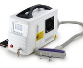 Portable Q-Switched ND Yag Laser Beauty Machine for Body birth mark, bottle nose , tattoo
